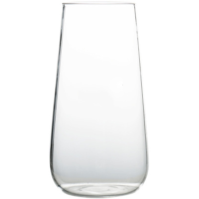 Direct sales simple high glass lamp worker Milk cup alphabet cold drink water cup dessert cup smoothie big belly Cup