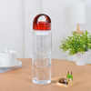 Round Handy Plastic Fruit Infuser Water Bottle Juice Bottle