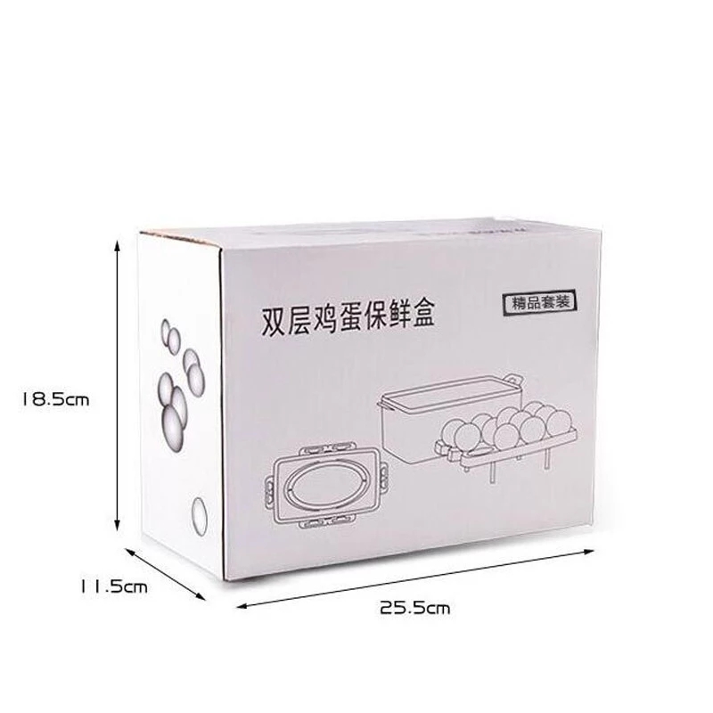 Keeps Fresh Household Item Plastic Egg Tray Box Handle