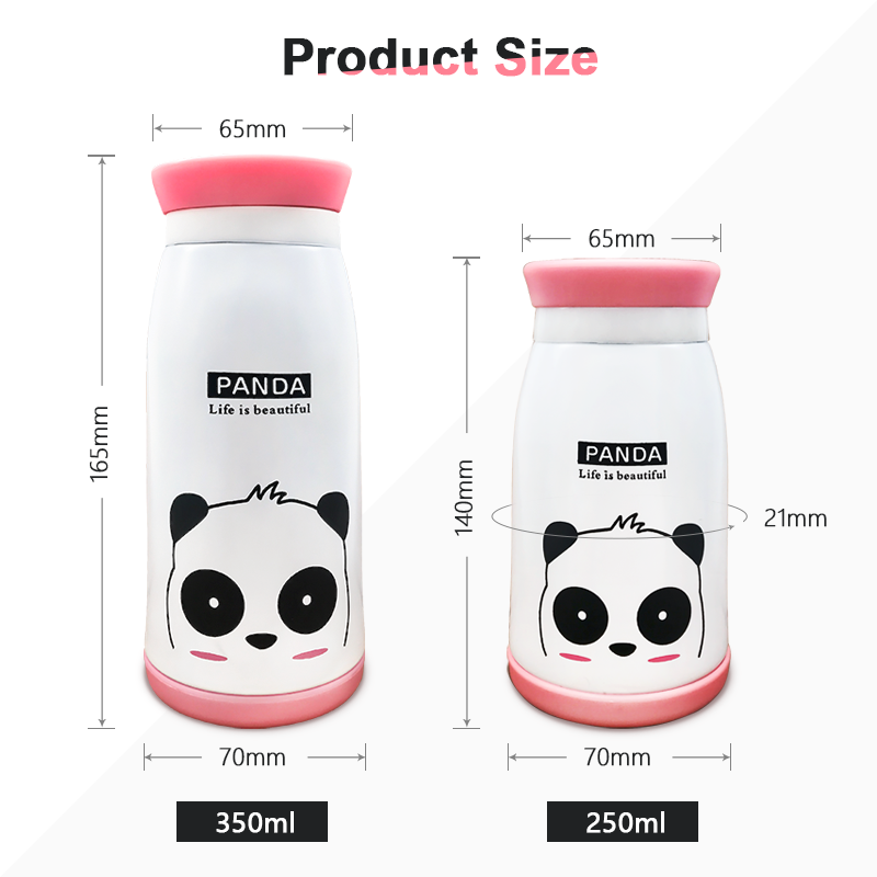Cartoon Thermos Cup Bottle Stainless Steel Thermocup Vacuum Thermal Mug Funny Birthday Couple Gift kid