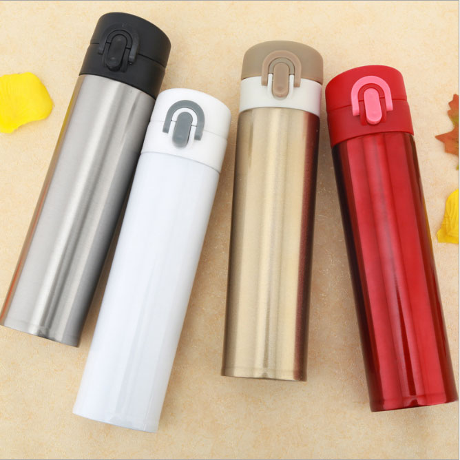 350 Ml Thermos Flask, Stainless Steel Vacuum Bottle, Douoble Wall Vaccum Flask
