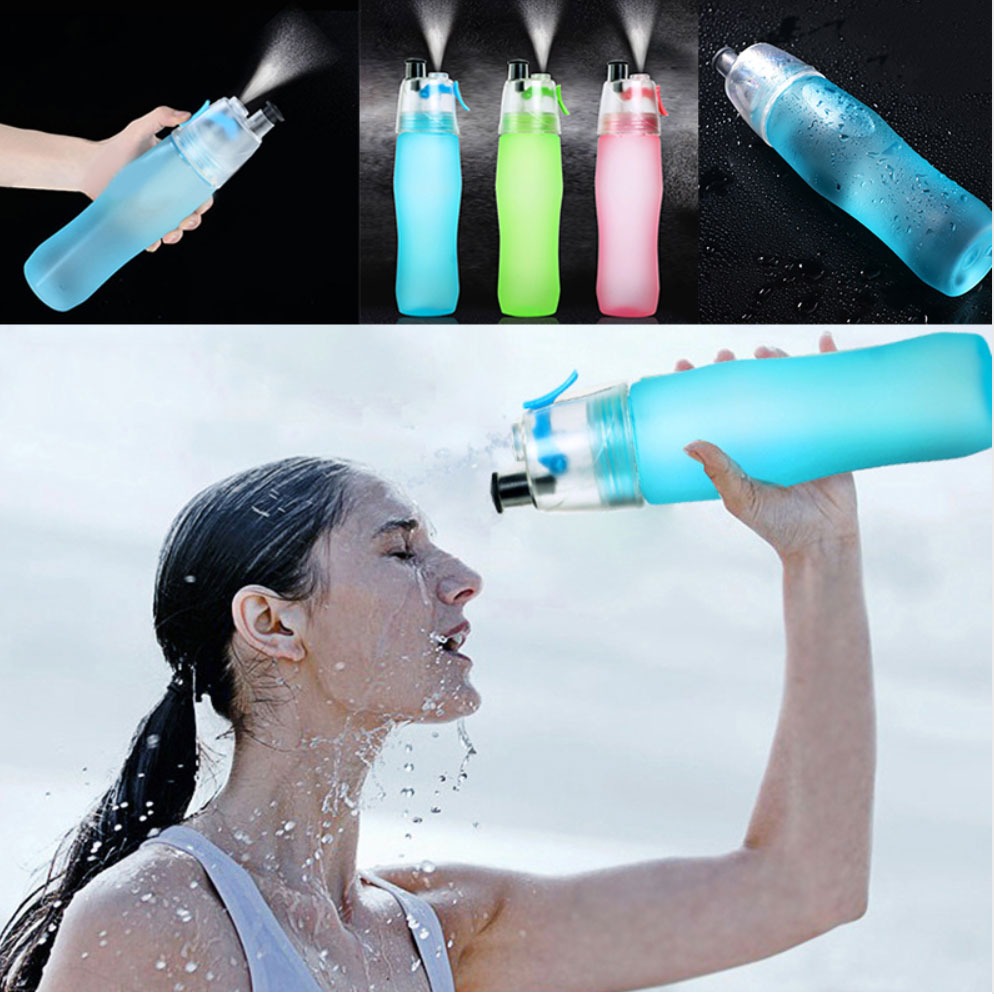 740ml Creative Spray Bottle Moisturizing Cycling Sports Mist Spray Travel Water Bottle
