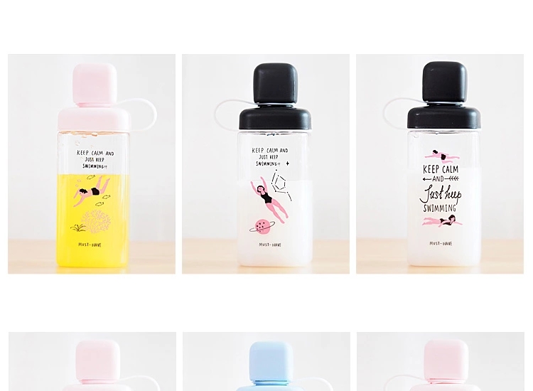 hot selling square shaped water bottle supplier