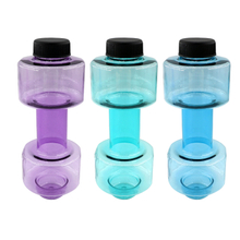 BPA Free Promotion Gift Advertising Water Bottle Plastic Sport Gym Dumbbell Shape Water Kettle