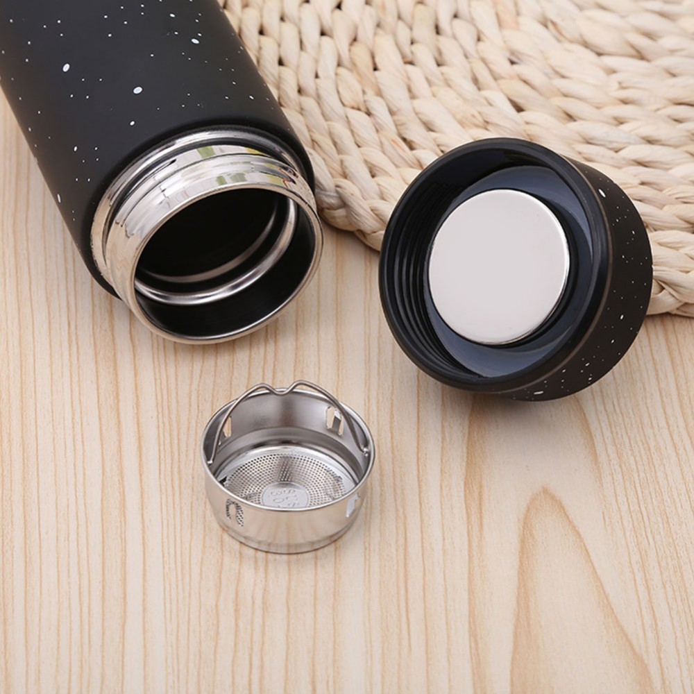 Coffee Thermos Bottle Deer Pattern 304 Stainless Steel Vacuum Flask Tea Cup Thermal Mug Travel Thermos Mug