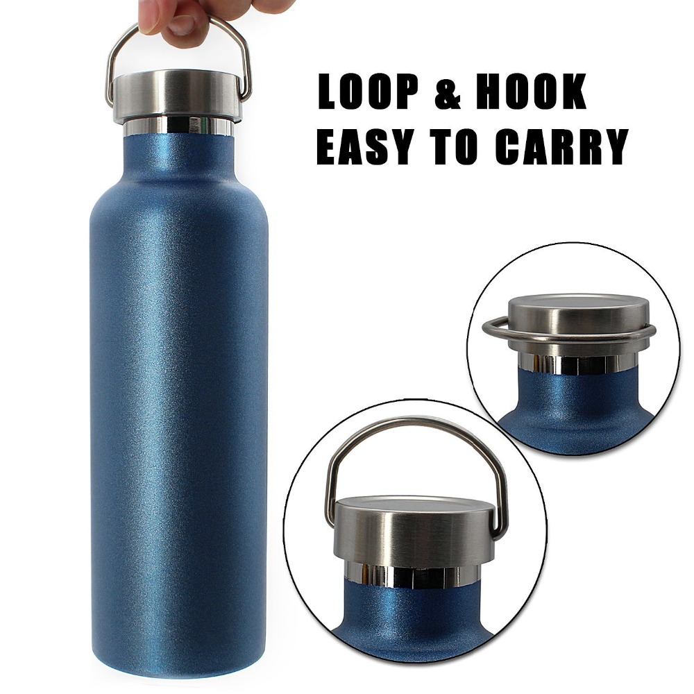 Wholesale Long Hot Water Bottle Stainless Steel Flask With Handle