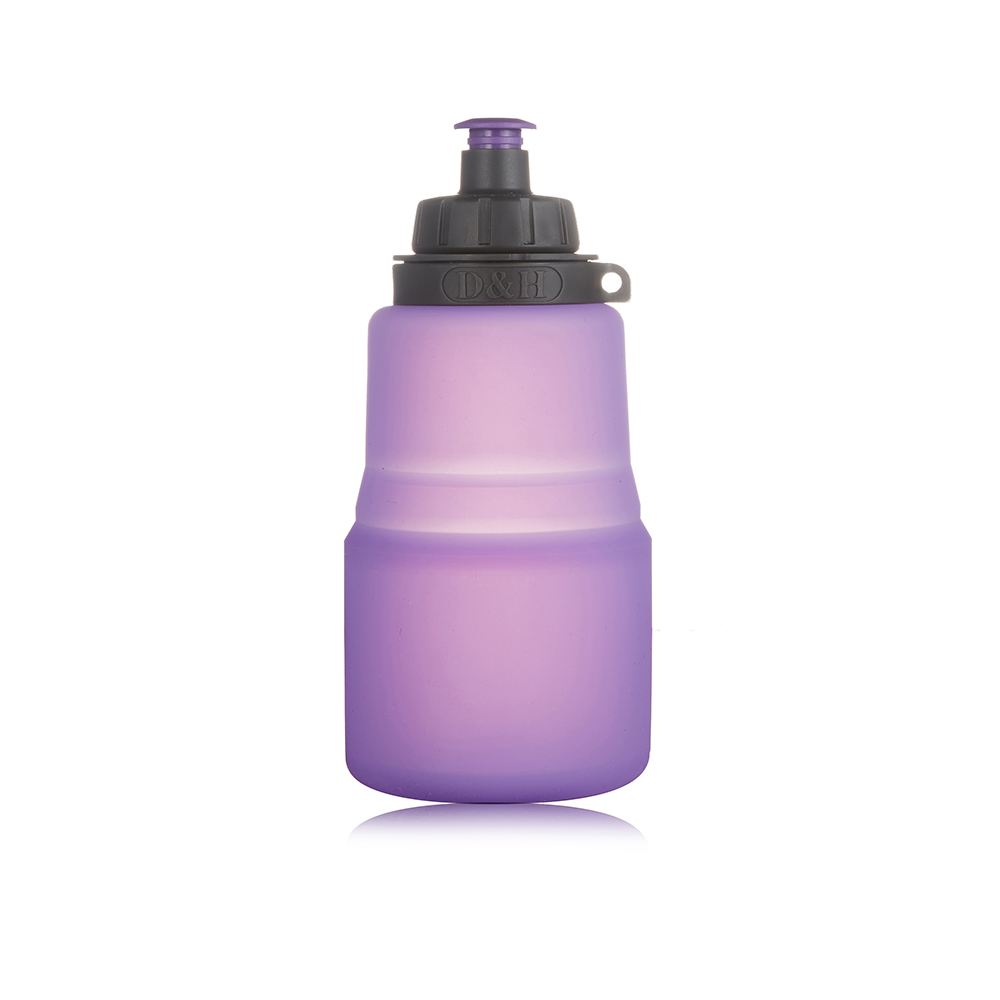 Hot Sell Collapsible 600ml collapsible Silicone Water Bottle Squeeze Sports Drink Flexible Folding collapsible water bottle