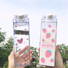 Portable Plastic Water Bottle Travel Milk Coffee Juice Bottles Pot Jug Drinkware Outdoor Picnic Camping 