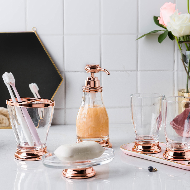  Rose Gold Bathroom Accessories