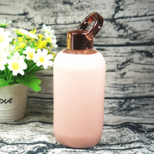 unbreakable heat resistant Custom Logo glass water Bottle with sleeve