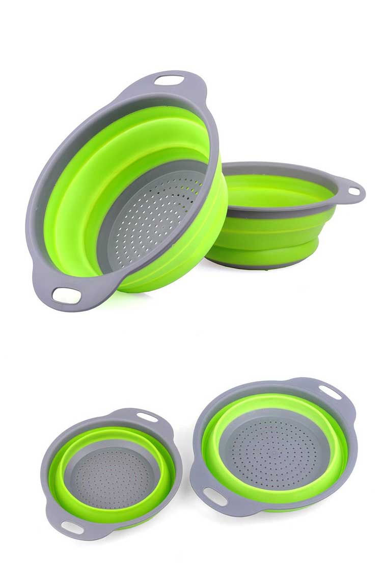 Silicone Collapsible Colander