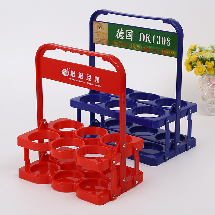750ml 6 Can Plastic Bottle Holder Plastic 6 Pack Bottle Carrier