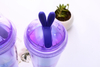 22oz Hot Rabbit shape double wall plastic tumbler 