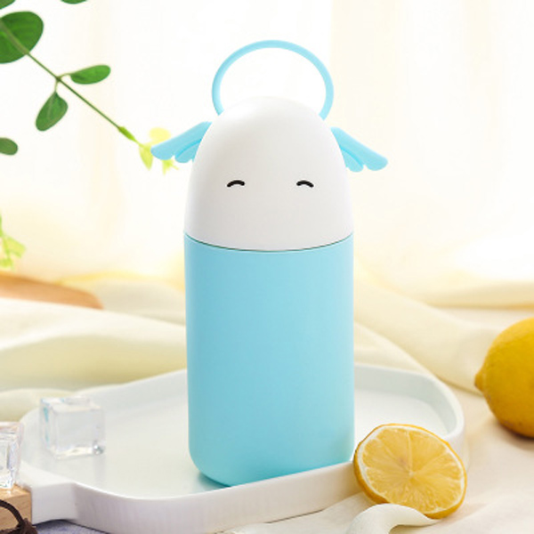 Fashion silicone glass student children cartoon Creative Portable Angel Cup manufacturers wholesale