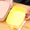 High Quality Cute Creative Burger Lunch Box Hamburger Lunch Box Children Primary School Tableware Lunch Box
