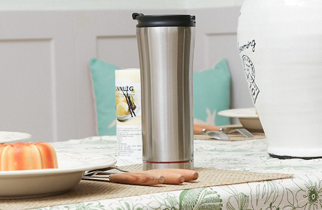  Wholesale Creative Gift Cups 304 Stainless Steel Won`t Fall Coffee Magic Not To Pour Cup Customized