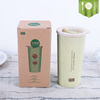 Wheat Straw Double-layer Thickened Anti-scalding Cup Creative Portable Hand Cup Water Cup Cover Rotating Wheat Cup Report
