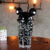 Cartoon Micky Mouse 450ml Plastic Water Drink Kid Straw Water Bottle 