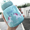 New cartoon creative insulation cute stainless Steel Water cup Korean edition student Portable unicorn leakproof belly