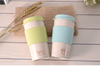 500ml/450ml/350ml wheat straw Coffee mug with silicon holder