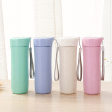 Biodegradable Non-toxic Wheat Straw Cup With Handle