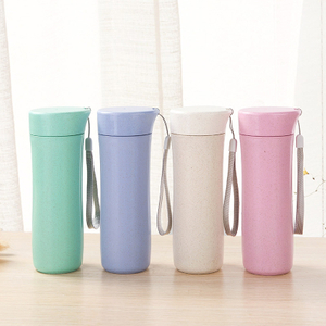 Biodegradable Non-toxic Wheat Straw Cup With Handle