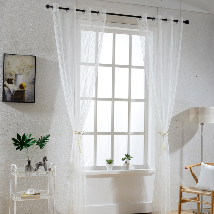 Handmade Curtain Fabric Window Voile (6)