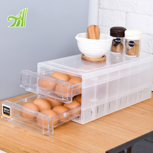 Plastic Packaging Container Kitchen Storage Rack Egg Carton Storage Box Free Sample Transparent 