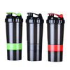 New Product Hot Sale Custom Logo Shaker Bottle Plastic Water Bottle Black Cool Bottle with Graduation of Scale