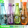 Inverted 600ml Round Drinking Water Bottle Plastic With Sealed Cap