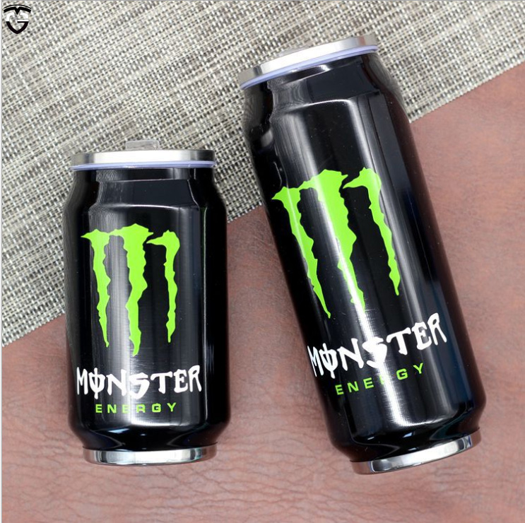 300ml 500ml Double wall bike travel gym vacuum insulated stainless steel aluminum cola shape stainless steel water bottle