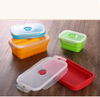 Different Capacity Food Storage Containers Foldable Silicone Lunch Box BPA Free