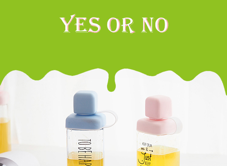 travel square shaped water bottle supplier