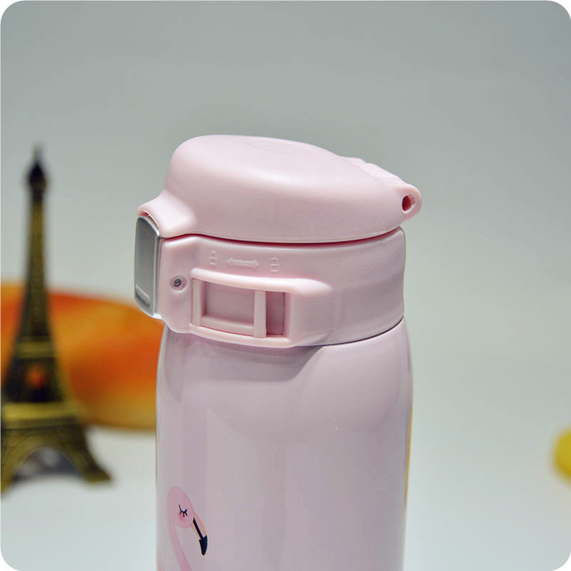 Cute Cartoon Autumn And Winter Girl Student Flamingo Pineapple Cup Portable Mug Cup