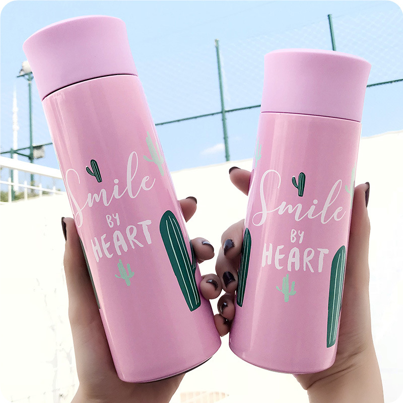 Harajuku Student Cactus Small Fresh Water Cup Female Creative Cute Portable Mug Cup