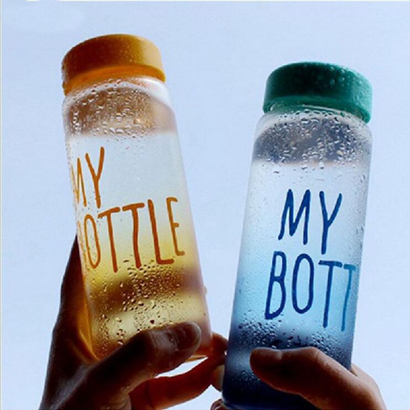 Water Bottles Creative Portable Plastic Juice Tea Coffee Space bottle