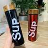 The Creative Fashion SUP Wood Grain Stainless Steel Vacuum Flask Simple Trend Cup Boys And Girls Ing Net Red Cup