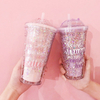 Custom Travel Cup Plastic Travel Cup With Straw