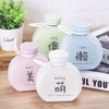 Wheat straw cute cartoon glass creative Portable flat kettle Female male student water cup 
