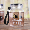 Manufacturer's Direct Sale Glass Convenient Lifting Belt Type Small Printed Water Cup Wholesale