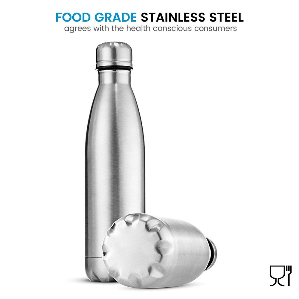 Double-Wall Insulated Vacuum Flask Stainless Steel Water Bottles Cola Water Beer Thermos for Sport Bottle