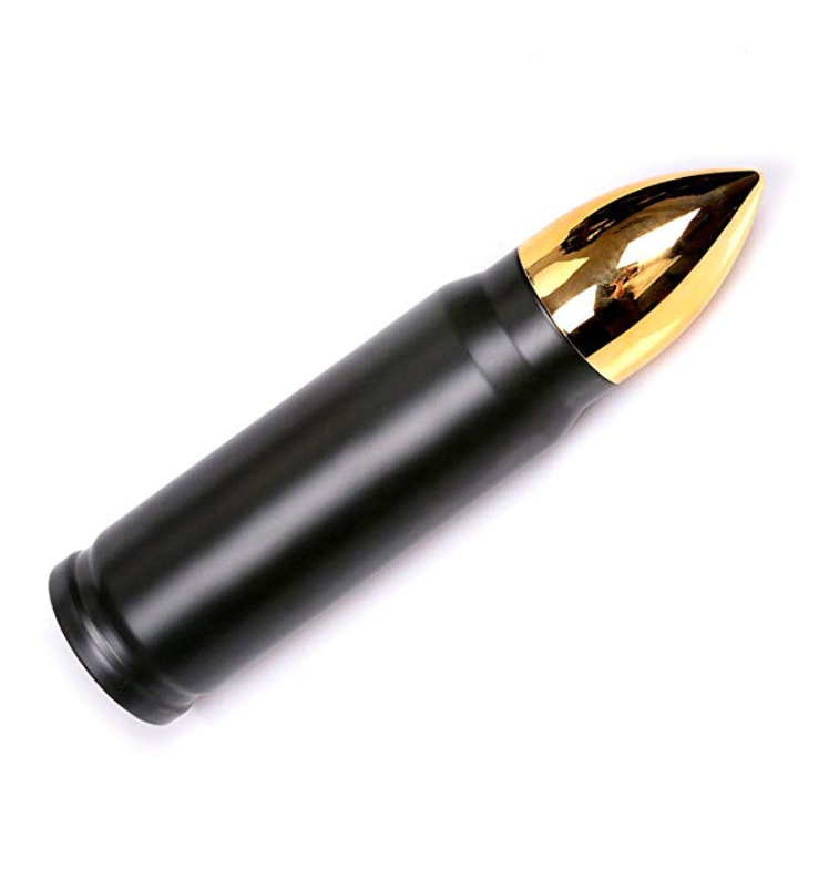 Hot products eco friendly double wall custom logo bullet shaped stainless steel vacuum water bottle