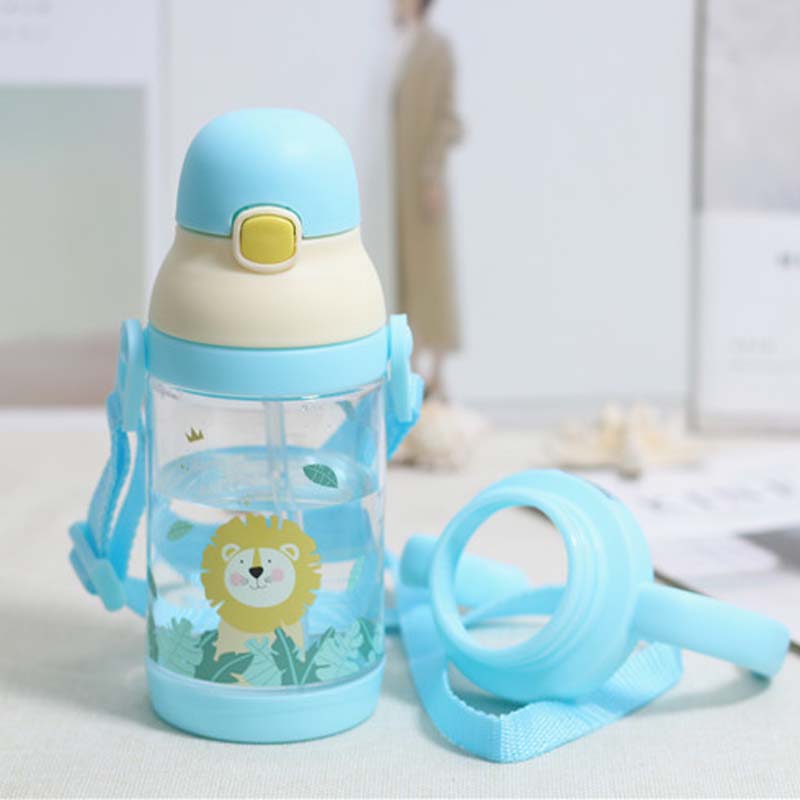 Toddler Tritan Cute Baby Cup Kids Children Learn Feeding Drinking Water Handle Bottle Training Cup Baby Feeding Cup