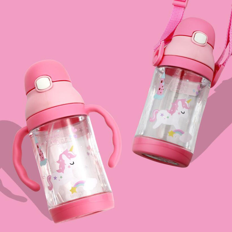 straw handle water bottle