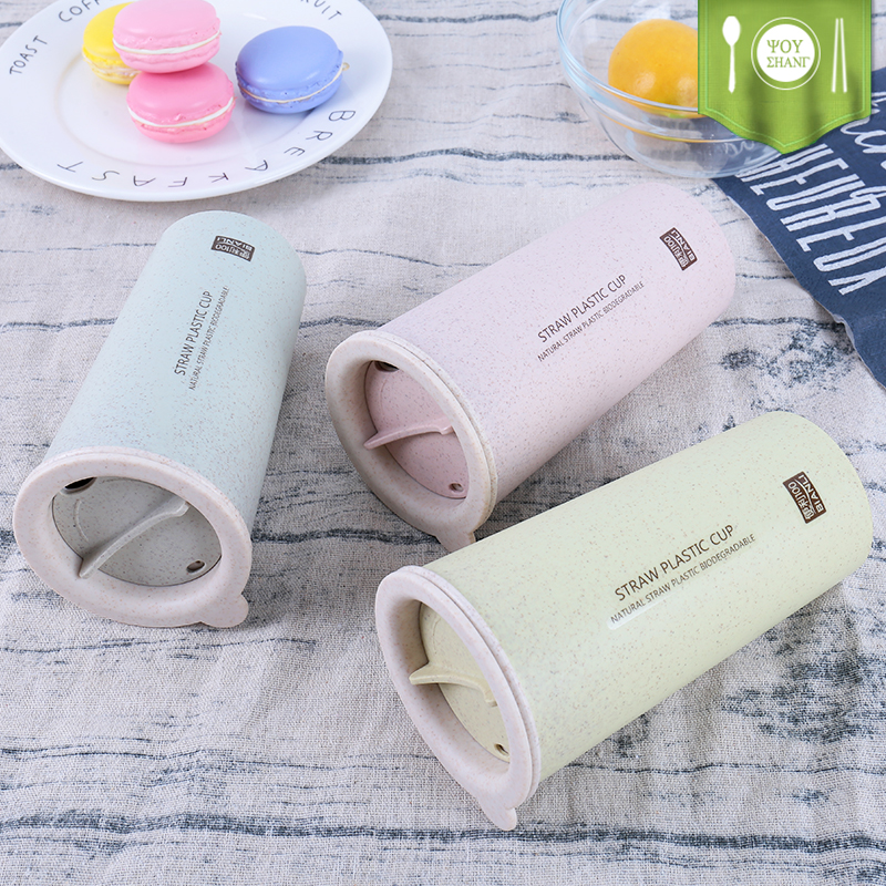 hot selling wheat double layer cup supplier