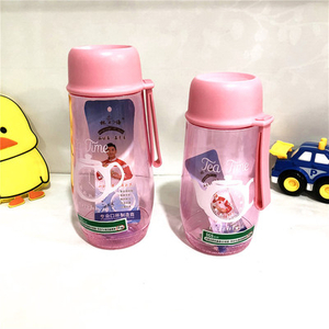 New Student Portable space cup hat handy teen Portable plastic cup