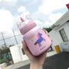 New cartoon creative insulation cute stainless Steel Water cup Korean edition student Portable unicorn leakproof belly
