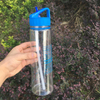 Tritan 700-800ml Dishwasher Safe Water Bottle Gym with Straw