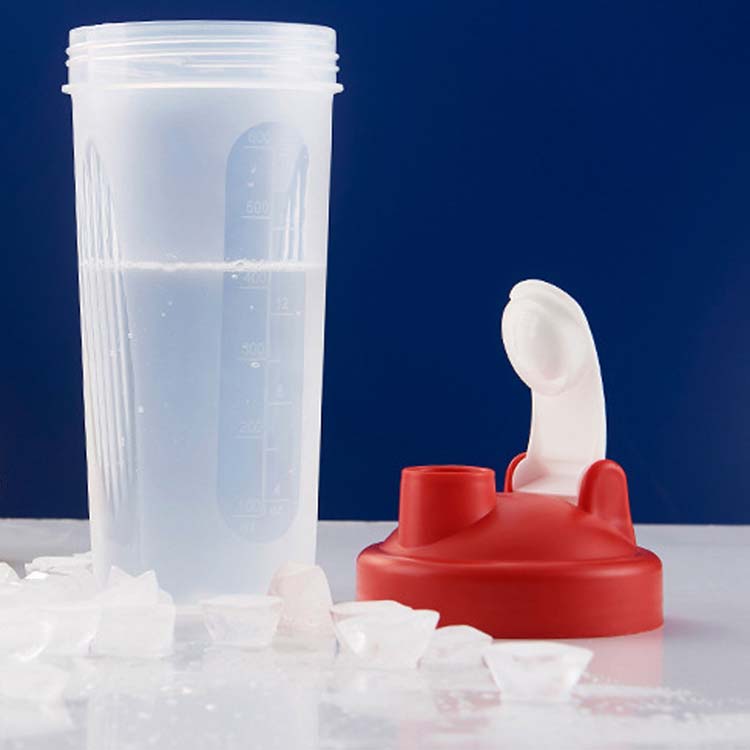 Custom logo sports protein powder shake bottle