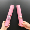 Anti-wolf stick stainless steel bottle Cady cat cartoon student lady pink slender bottle